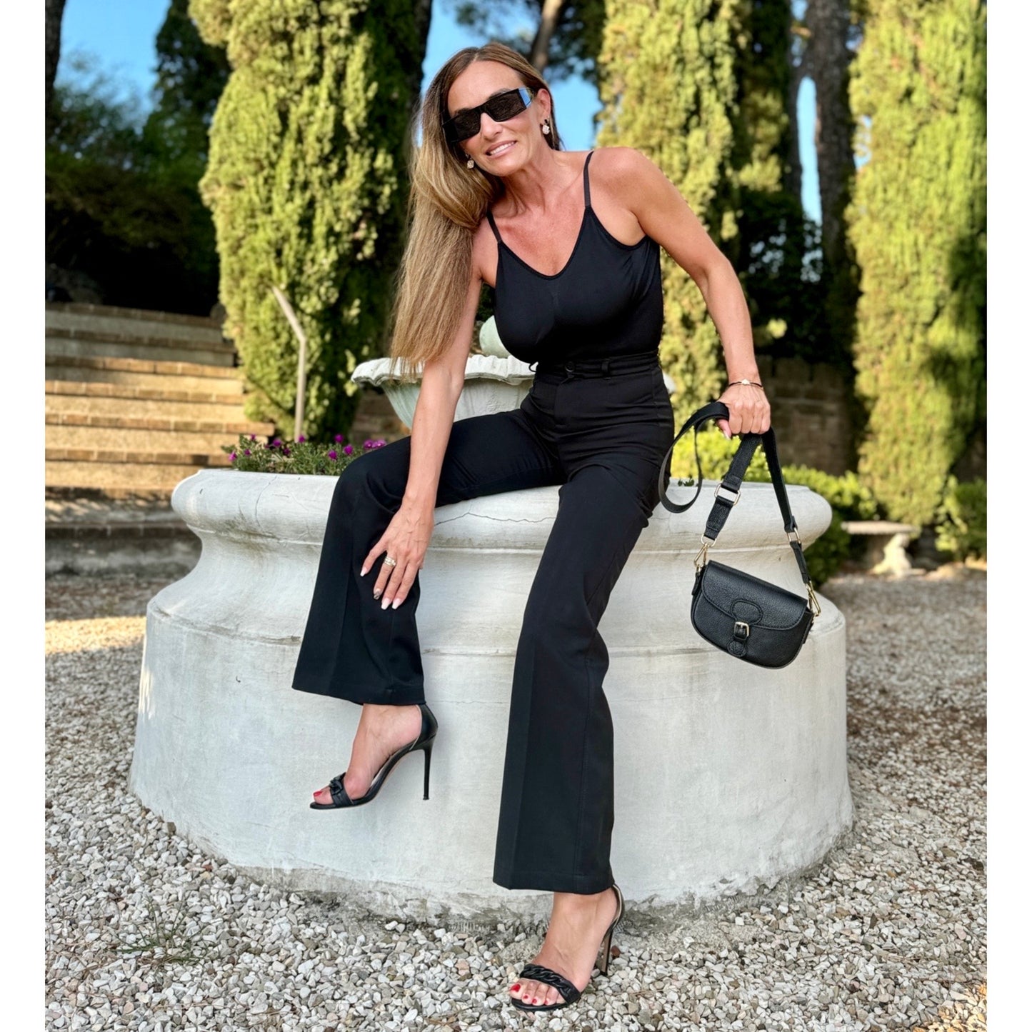 Black Chain Sandals, High Heels