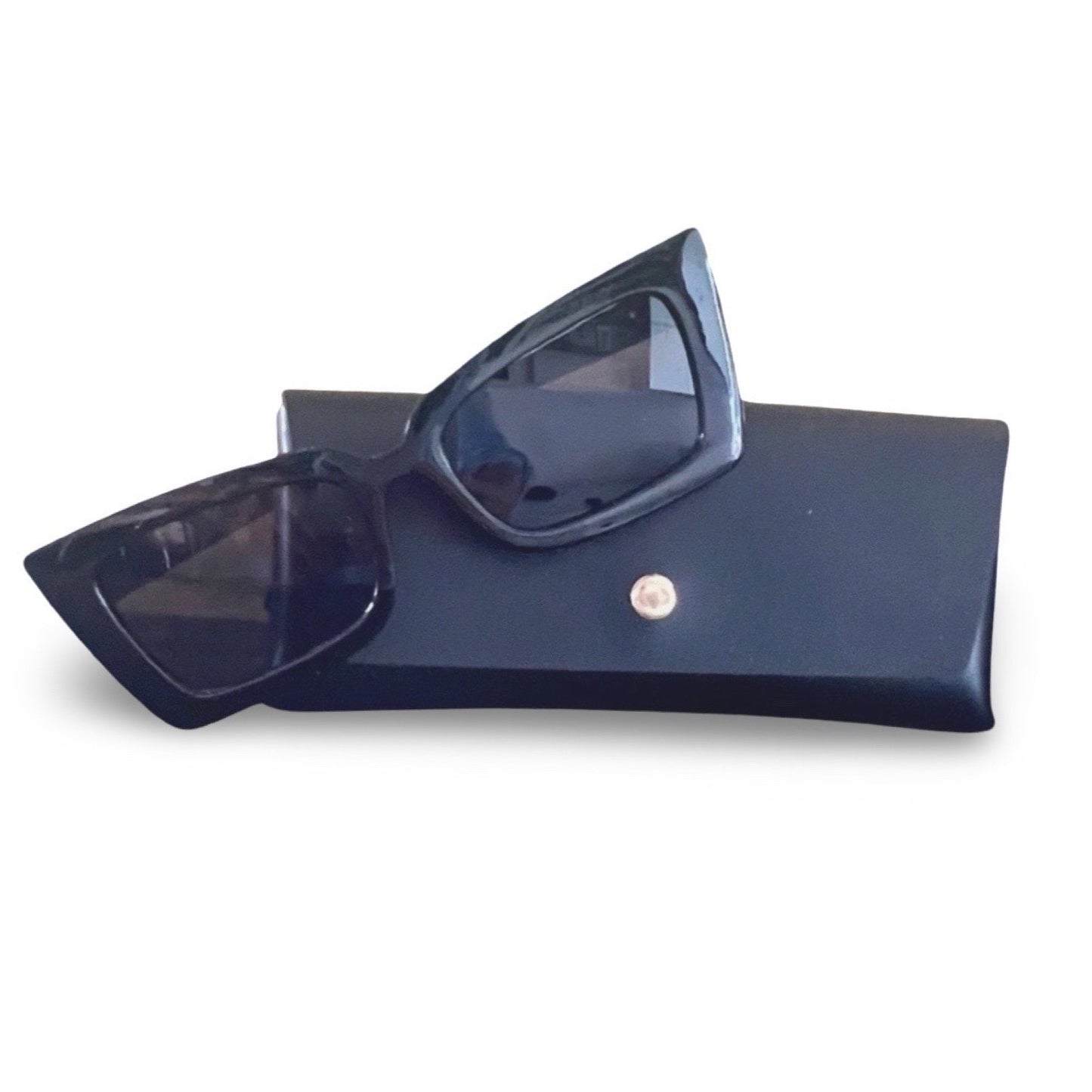 Modebrille, eckig/schwarz