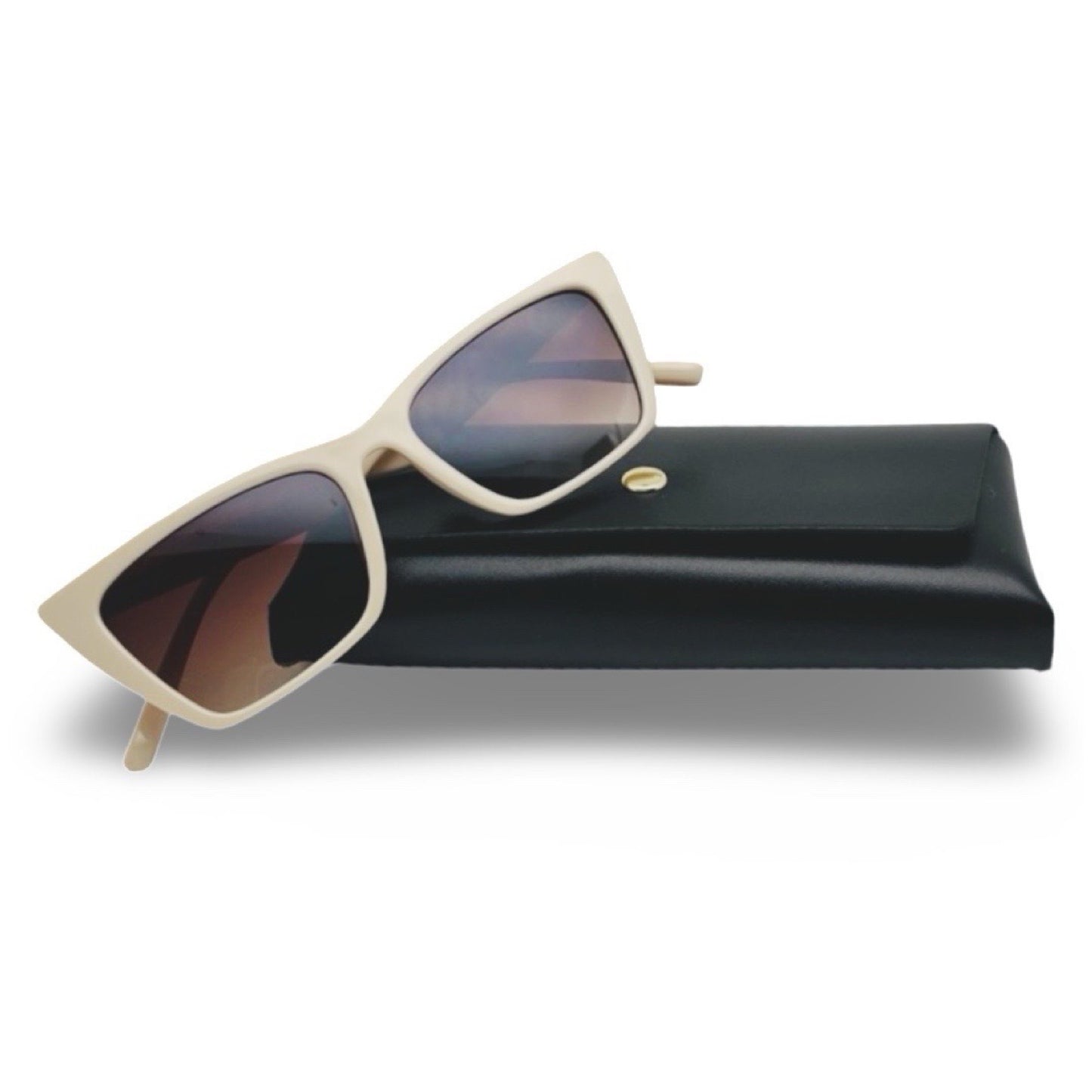 Modebrille in klassisch Beige