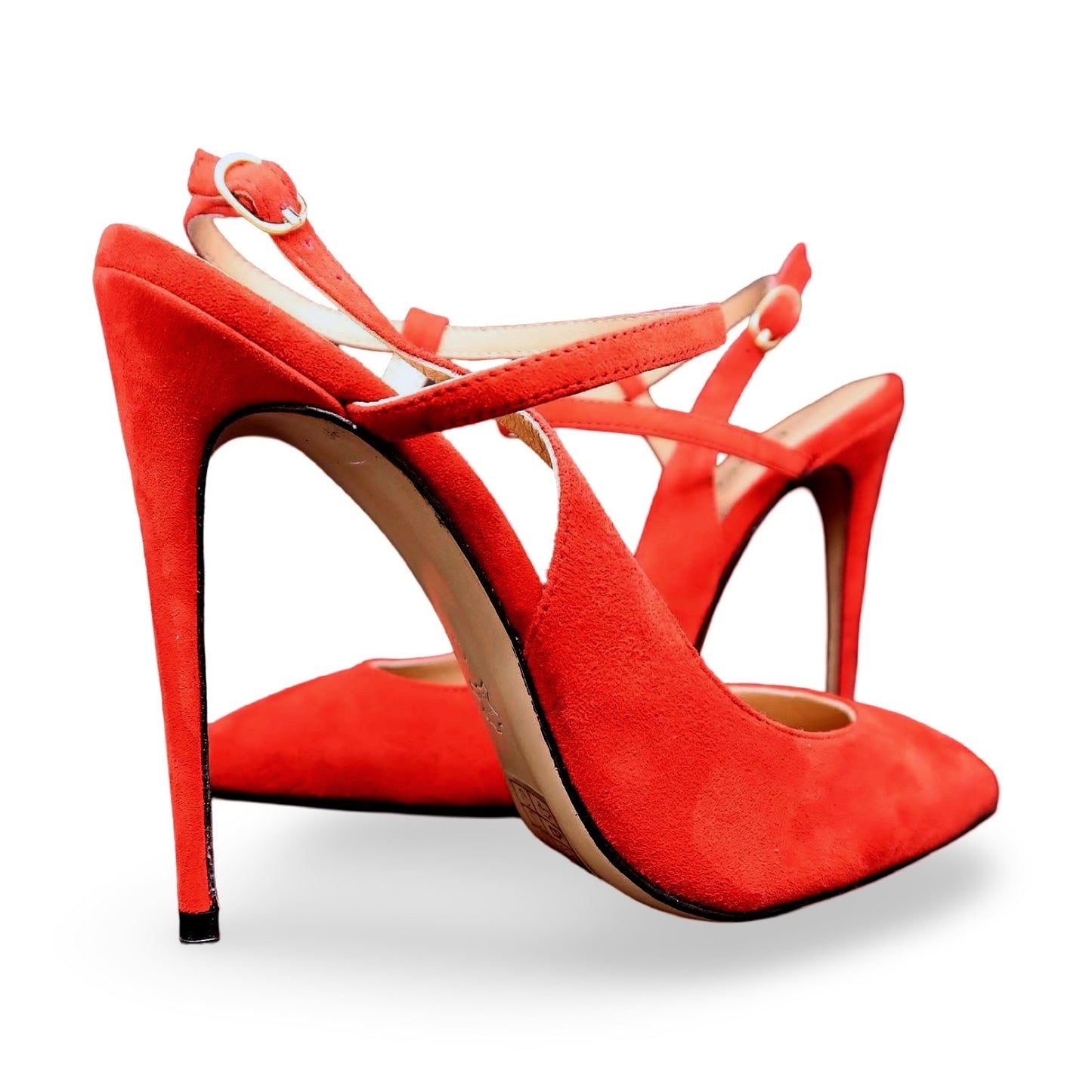 Red Seduction Sling Pumps