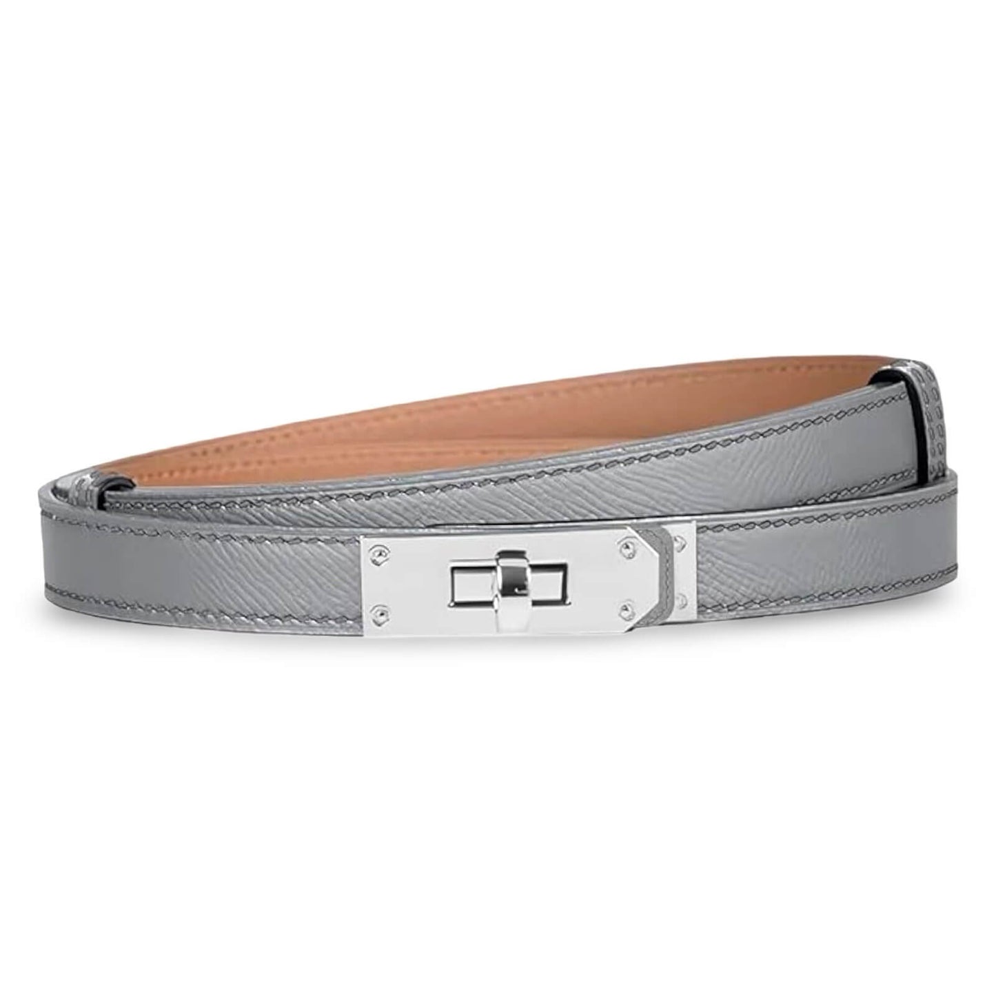 Skinny Grey Belt