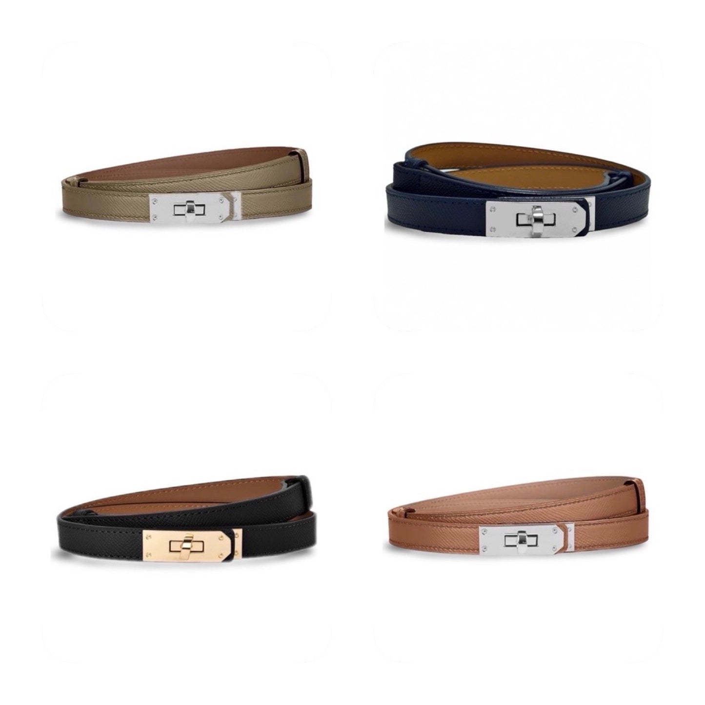 Skinny Khaki Belt