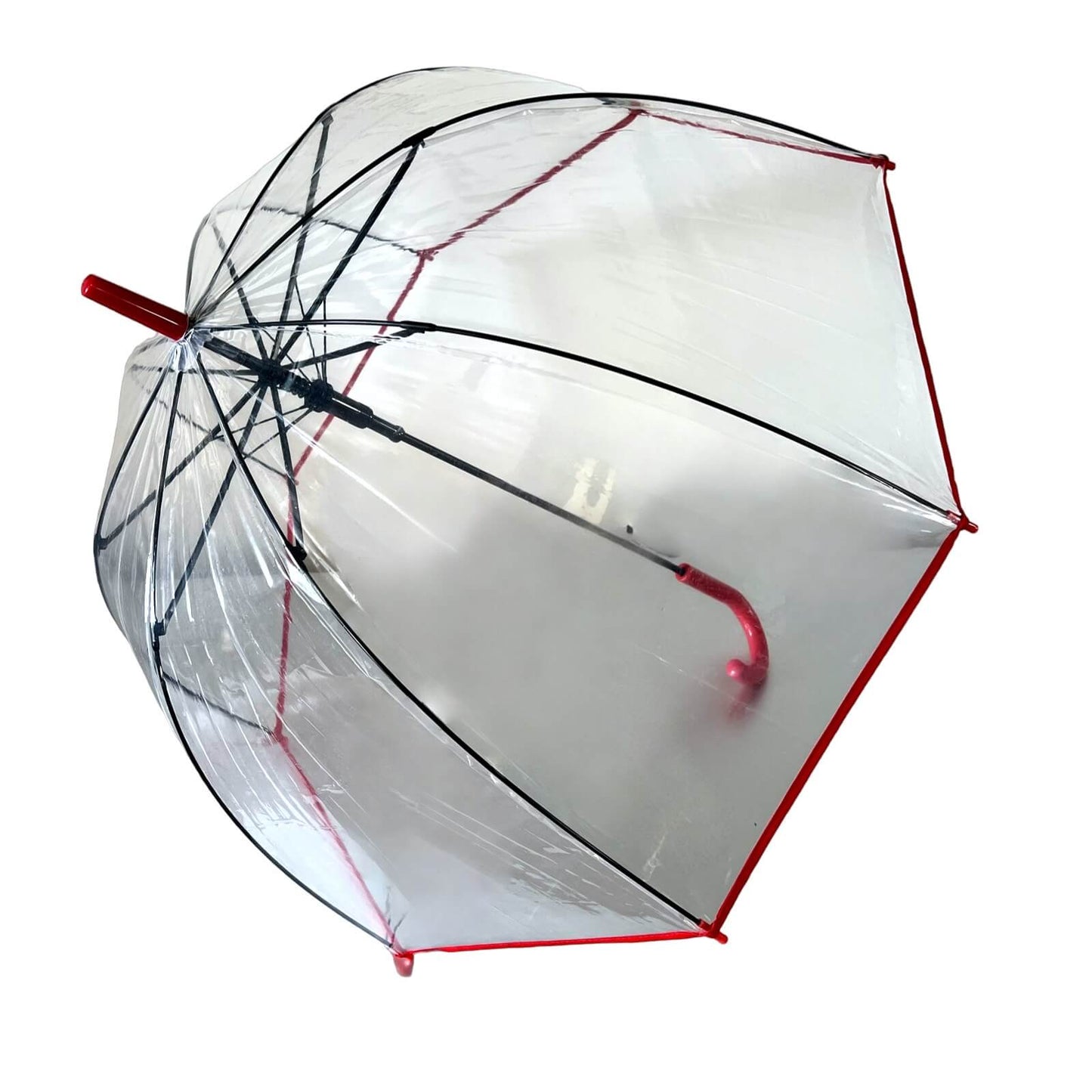 Umbrella PureView in Rot, Grau und Marineblau