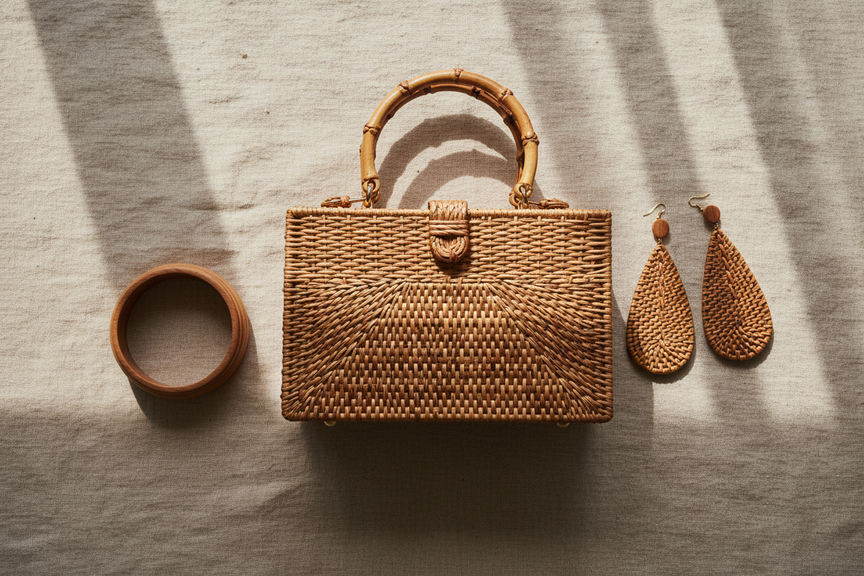 Bamboo Set Flatlay