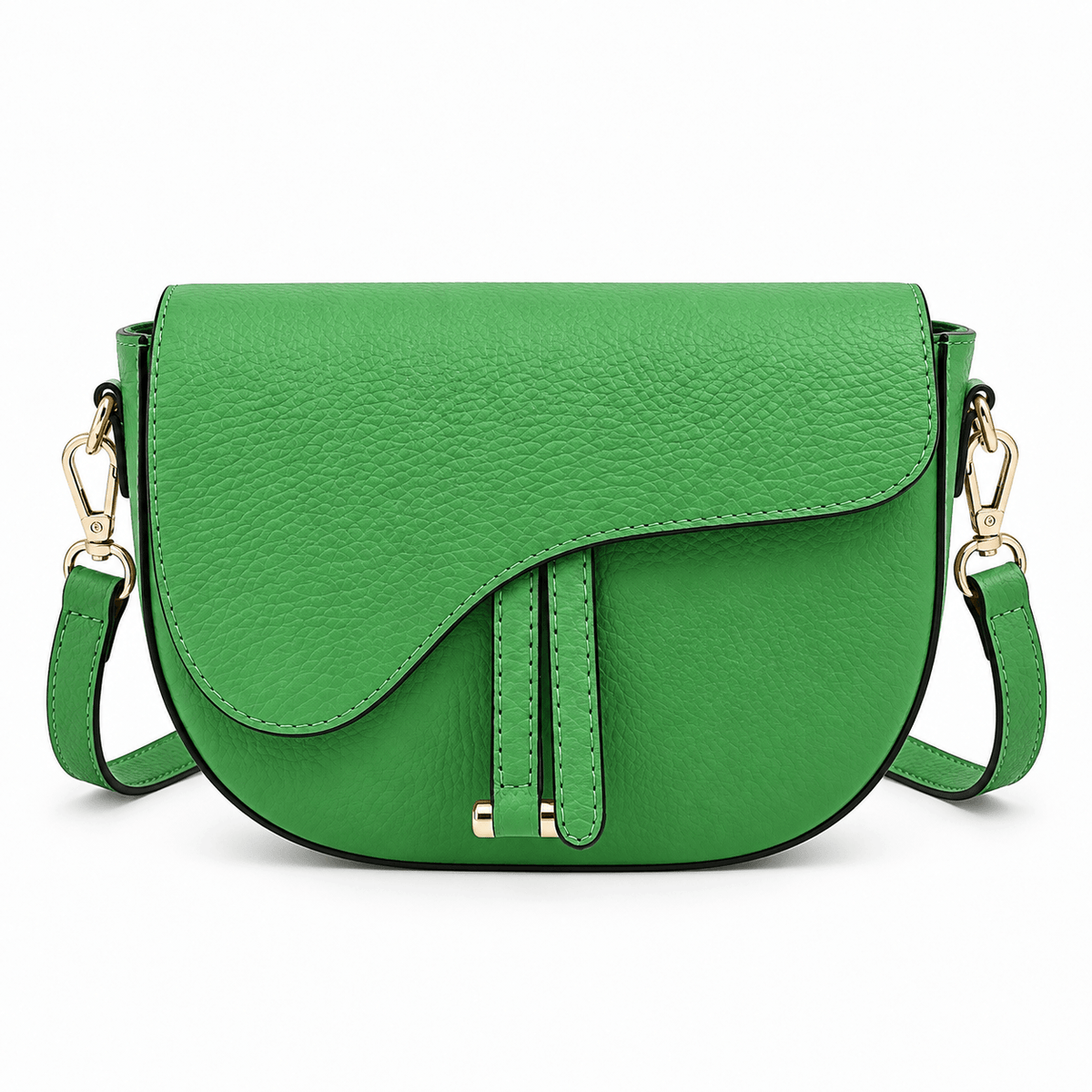 Handbag Dion Nero – Women's Shoulder Bag Black Leather Shoulder Strap Elegant