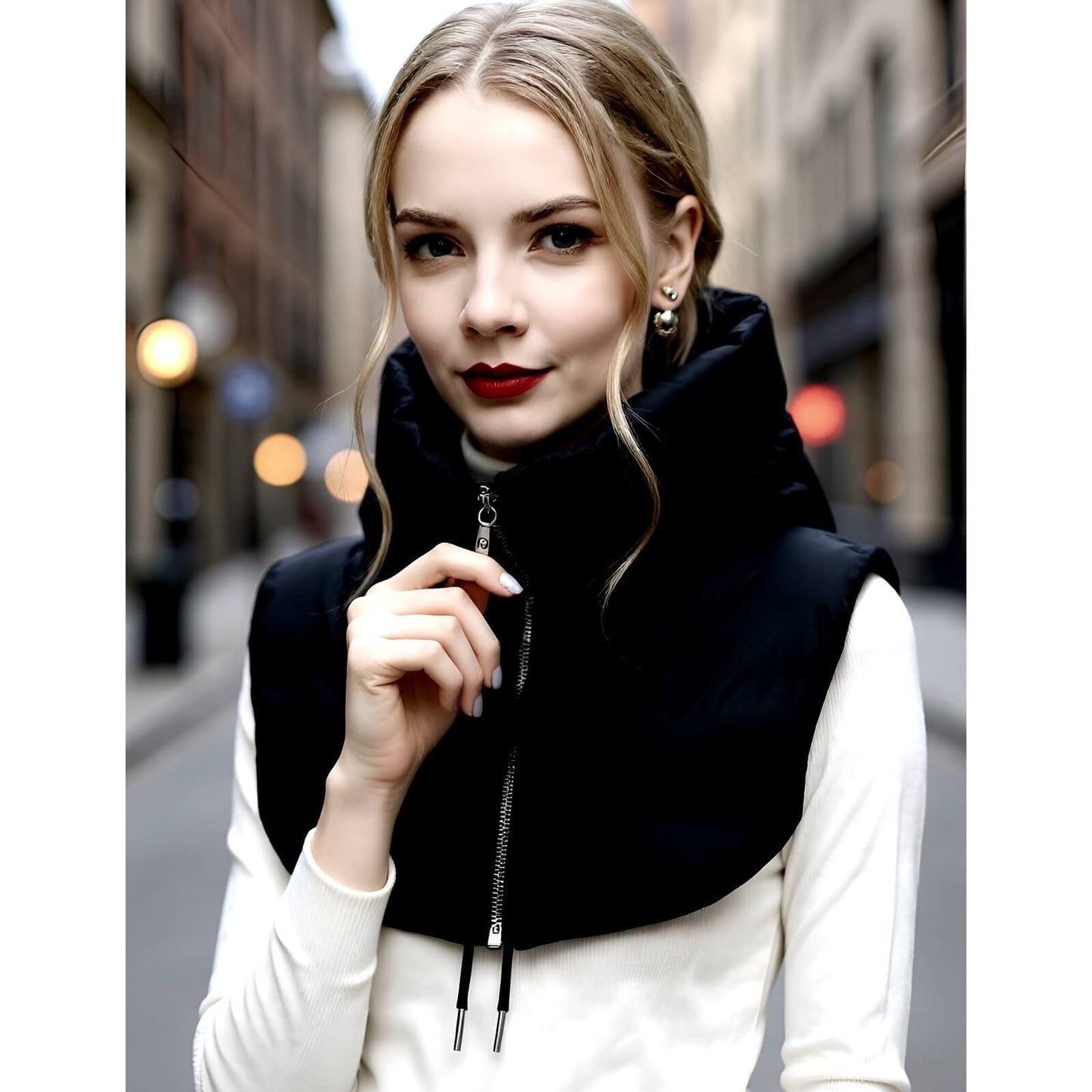 Balaclava Schal Mütze, 2 in 1