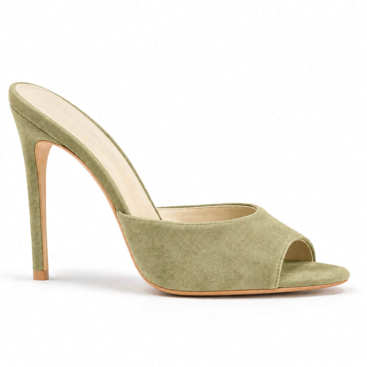 Ivory Mules – Elegant Slip-On Heeled Mules