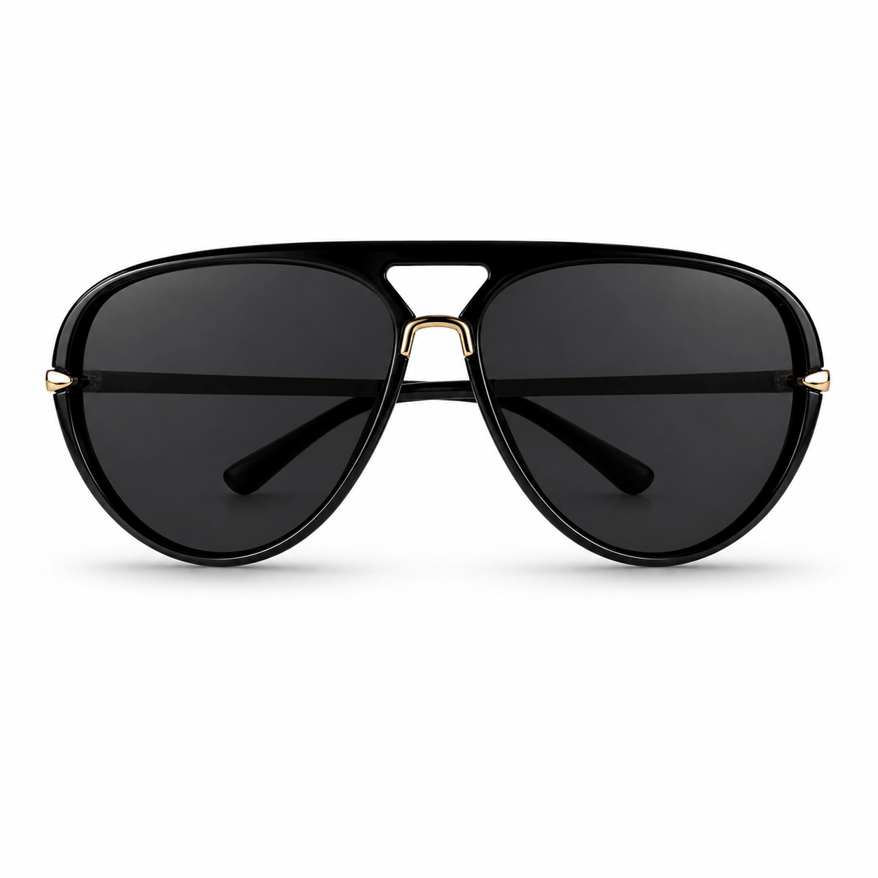 Modebrille Aviator schwarz