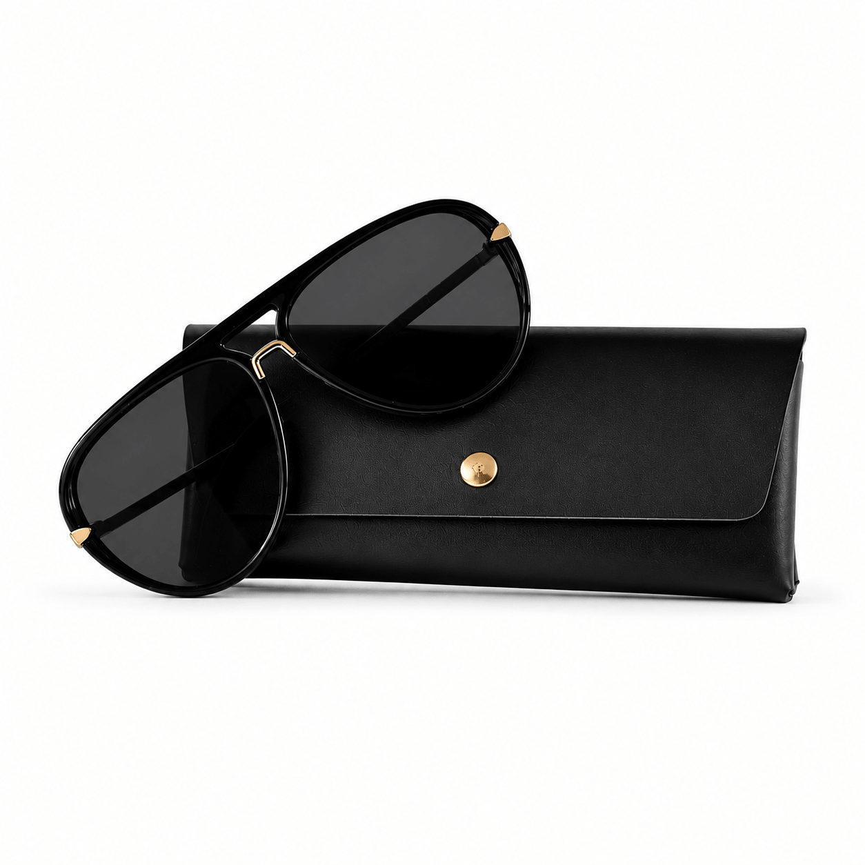 Modebrille Aviator schwarz