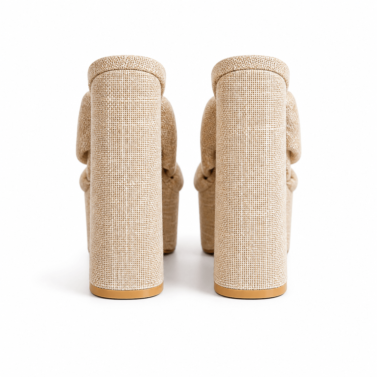 Noel Shoes – Riemchensandalen beige Statement-Schuh | LiBEAU
