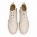 Rusty Boots – Damen Ankle Boots Cremé Leder Flach